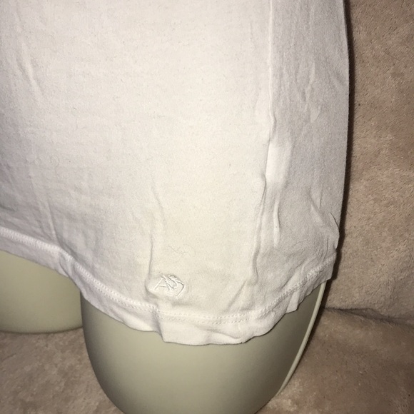 Aeropostale stretch S/P white tank with adjustable straps damaged 💕 - Picture 3 of 6